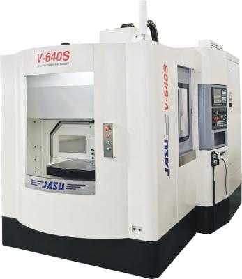 China Double Interchange Axis Patent 3 Linear Guide Rotary Workbench Machining Center for sale