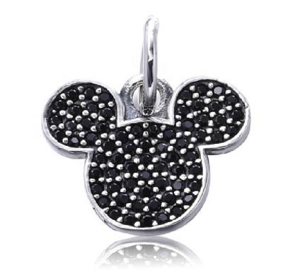 China No Fade No Fade Fashion 925 Sterling silver mickey mouse zircon charm pendant bracelet and earrings for sale