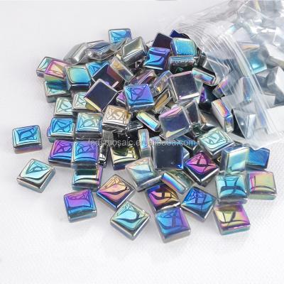 China DIY Modern Iridescent Creative Handmade Mosaic Colored Mosaic Glass for sale