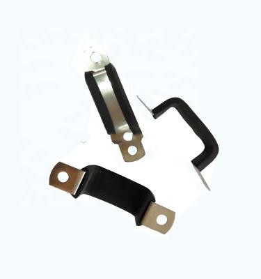 China Metal Square Wire Clip With Rubber 12mm15mm20mm18mm25mm for sale