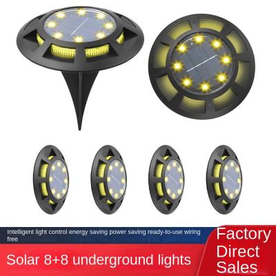 China Solar Underground Light Outdoor Landscape Lamp Solar Ground Lamp Villa Garden Yard Decoration Floor Lamp for sale