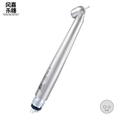 China 4 Holes Spray Non Optic Dental High Speed Handpiece Low Noise 45° Head Design for sale