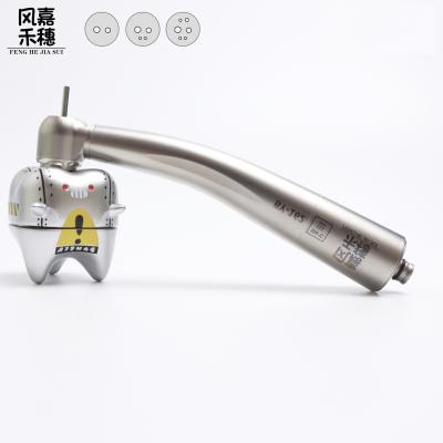 China Dental Fibra óptica de alta velocidad de la pieza de mano de torsión de la cabeza eficiente silencioso pulsar el botón en venta