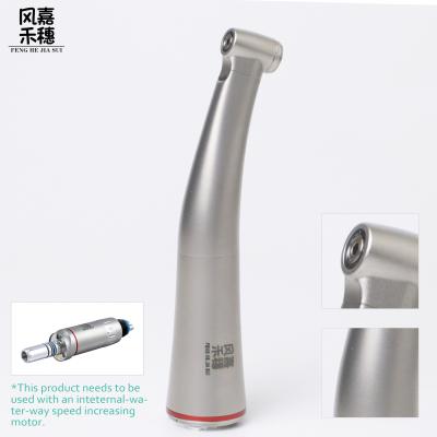 China Precision Dental Low Speed Handpiece 1:5 Interne Duurzame Constructie Glasvezel Licht Te koop