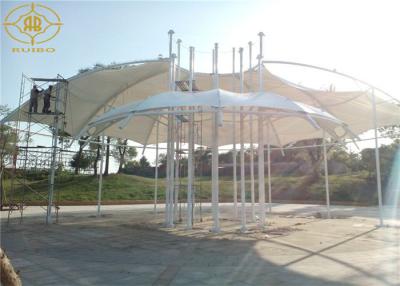 China PVDF  Membrane Structure Construction Hot Dip Galvanized Steel For Landscape for sale