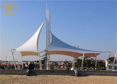 China 1100g Fabric Shade Structures Flame Retardant Fashionable Style Heat Resistant for sale