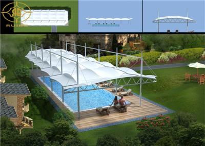 China Gewellte freitragende dehnbare Membran-Überdachungs-dehnbare Gewebe-Dachstühle zu verkaufen