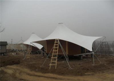 China Douane Gespannen de Tent Esthetische Verschijning van Glamping van het Stoffenmembraan Grote Te koop