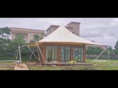 Glamping hotel tent