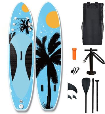 China Dot+PVC+EVA OEM Available Factory Supply Stand Up Inflatable Surfboard Paddle Board SUP Board With Paddle Board Pump for sale