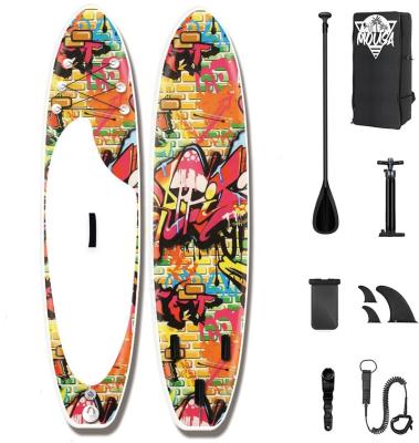 China Top New Design OEM Inflatable SUP Unisex Stand Up Board Surfing Longboard Surfboard For Water Sports for sale