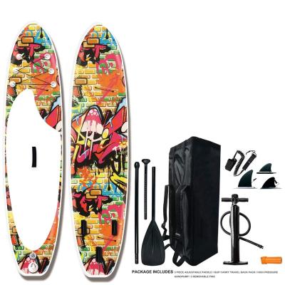 China PVC+ EVA Superior New Design OEM Inflatable SUP Point + Stand Up Board Surfing Longboard Surfboard For Surfing for sale