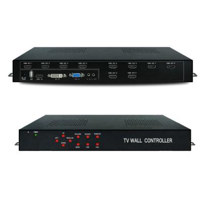 China video wall controller for cheap tv monitor video wall solution Q-10TV for sale