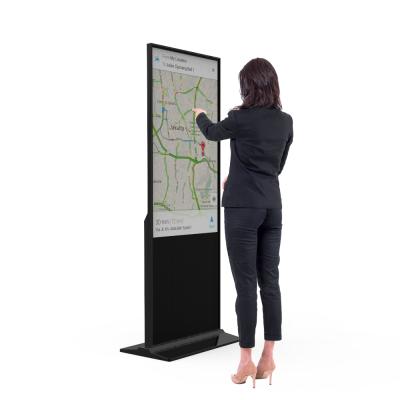 China 43 inch indoor free standing digital signage LCD touch screen kiosk with WiFi for sale