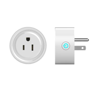 China Residential/Multi-Purpose Mini Smart Home Plug WiFi Outlet 10A Compatible with Alexa Google Assistant Voice Control wifi socket smart outlet for sale