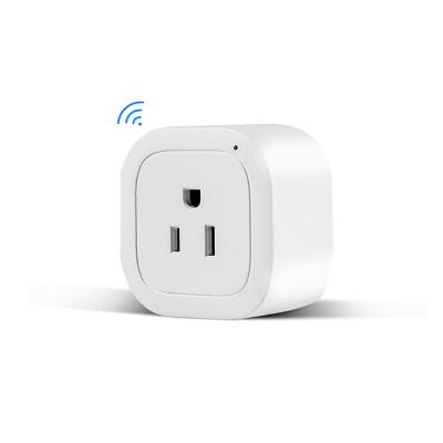 China Life Standard Amazon Alexa Google WiFi USA Wireless Mini WiFi Smart Plug USA Socket Tuya Smart Stable Connection High Quality Residential/Multipurpose for sale