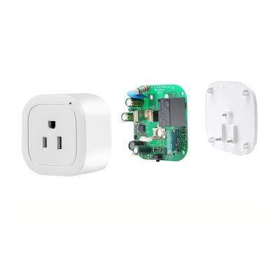 China Residential/Multi-Purpose Smart Plug Mini WiFi Outlet Compatible with Amazon Alexa and Google Home, no hub required sync function control your home for sale