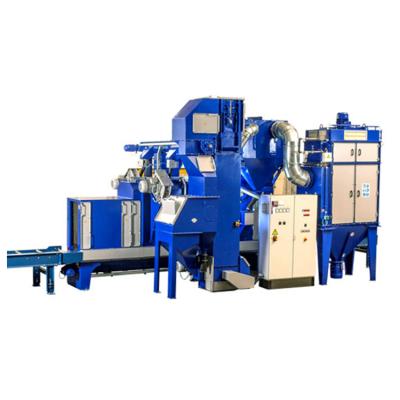 China Metal Scaling Pipe Inner Outer Dustless Steel Tube Shot Blasting Machine for sale