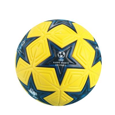 China Soccer Traning New Style High Quality Training PU Game Size 5 Football Material Wear Resistant for sale