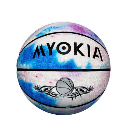 China Custom Basketball Training Factory Supply Direct Basketball Customize Logo Basketball Size 7 PU Printing Basketball Ball For Training for sale