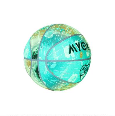 China Basketball Forming Good Quality Glow In The Dark Shine Basketballs Night Light Up Official Basketball Balls for sale