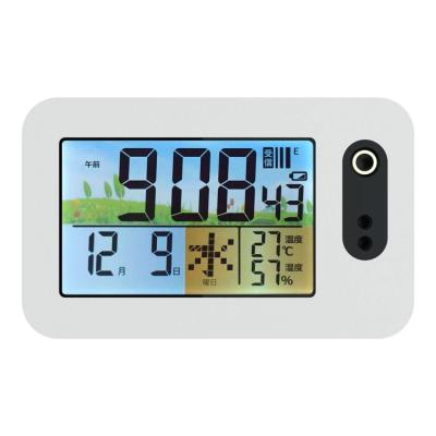 China Files 2795 Digital Bed Alarm Clock Body Temperature Humidity Detector Support Weekly Display in Five Languages for sale