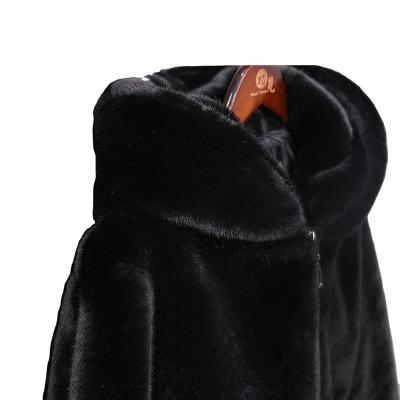 China Viable Men's Faux Mink Fur Coat Shorts Whole Mink Fur Hooded Professional Casual Wear Mink Coat Choose for sale