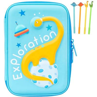 China Customized Cases Dustproof Shockproof Waterproof Bulk Custom Wholesale Cute Kids Printed Eva Pencil Case Large Size for sale