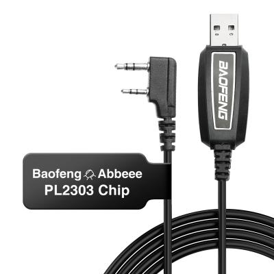 China origial baofeng “moblie programming cable for BAOFENG UV-5R BF-888S cable handheld line Uv-5r bf-888s 1m for sale