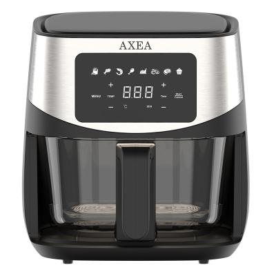 China Easy Operate 6L Large Capacity Electric Air Fryer Visible Fryer for sale