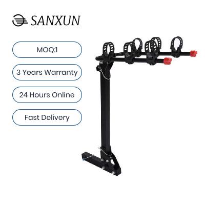 China Steel Hitch Mounted 3 Bike Bicycle Rack Carrier For Car for sale