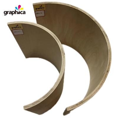 Cina Full Poplar 16mm 2024 Rotary Die Board Taglio Legno compensato curvo per taglio laser in vendita