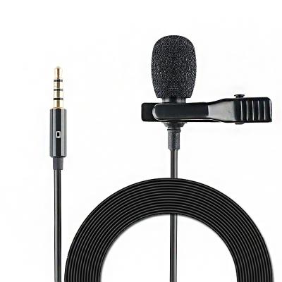 China Hot Selling Lightweight Lavalier Microphone Lapel Microphone Cable Noise Canceling Professional Lapel Microphone for sale