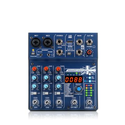 China Multifunctional studio mixer digital audio pro noise mixing console for wholesales for sale