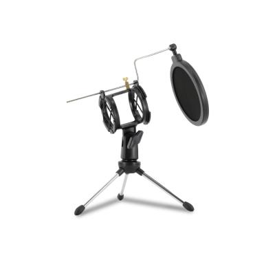 China Hot Selling China Manufacturer PORTABLE Firm Microphone Stand Tripod Microphone With Tripod for sale