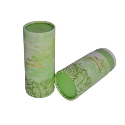 China Fancy Recycled Biodegradable Materials Product New Custom Logo Printed Eco Friendly Food Grade Paper Tube Salt Package for sale