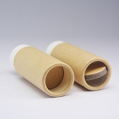 China Biodegradable Luxury Biodegradable Air Freshener Kraft Paper Printing Cardboard Lift Up Style Paper Tube Packaging With Good Quality for sale