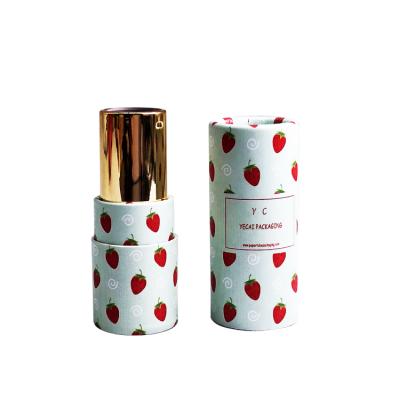 China Recycled Materials Custom Printing Cheap Cardboard Paper Cardboard Cylinder Box Paper Tube For Cosmetic for sale