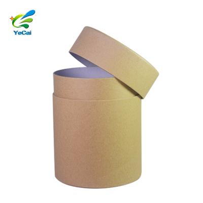 China Eco Friendly Recycled Logo Candle Paper Materials Paperboard Packaging Cylinder Custom Tube Biodegradable Packaging Box for sale