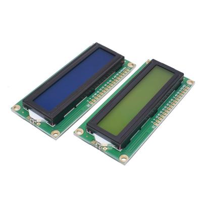 China Best Sellings LCD1602 Monitor LCD Module Blue 1602 / Green Screen 16x2 Character LCD Display PCF8574T PCF8574 IIC I2C Interface 5V for sale