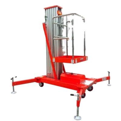 China RED-LIFT Hotels 4000mm to 8000mm Aluminum Alloy Electric Aerial Work Platform Truck Warehouse Equipment for sale