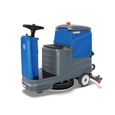 China New Larger Seated Hotels Scrubber Floor Scrubber Machine Electric Drive Brush for sale