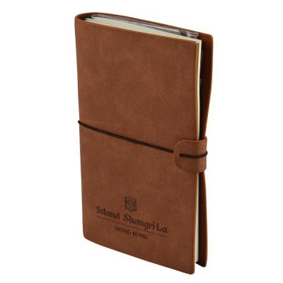 China A6 Mini Hand Pocket PU Cover Soft Leather Gift Notebooks With Elastic Closure for sale