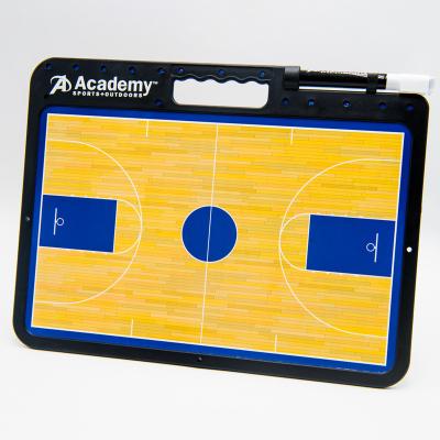 China Premium Erasable Dry Erase Basketball Tactics Coaching Board With Grip And Marker for sale