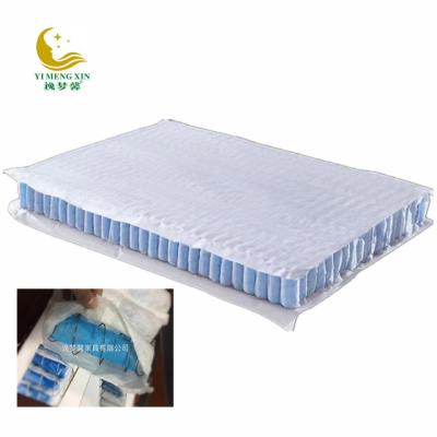 China Spiral pocket in pocket spring (double independent pocket spring) use for inner mattress support for sale