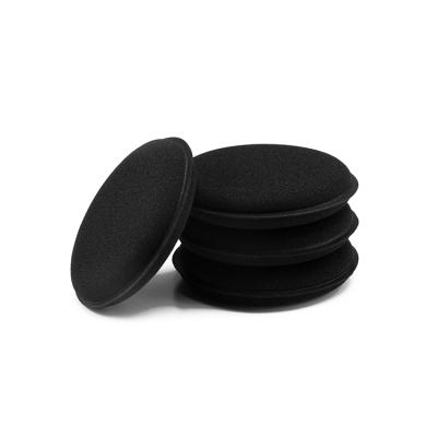 China SPONDUCT Round Eco Friendly Wax Sponge Applicator Pads Fit For Car , Yellow Foam Wax Applicator China for sale