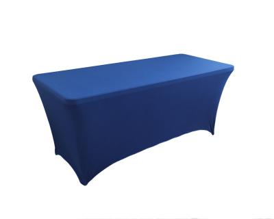 China Waterproof Yantai Tongli Tailored Spandex Stretch Tablecloths For Wedding for sale