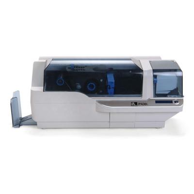 China Double Sided Color Zebra P430i Full Color Card Printer for sale