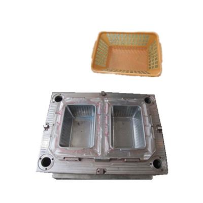 China Wholesale plastic fruit crate /basket mold vegetable crate mold kitchen drain basket plastic injection water basket mold for sale