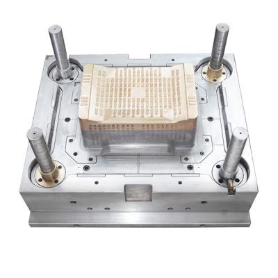 China Plastic crate mold fruit mold injection crates plastic crate mold turnover box mold vegetable storage box for sale